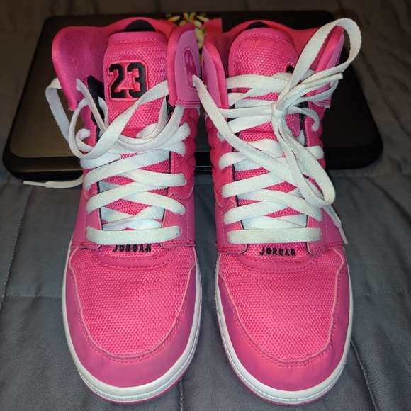 new hot pink jordans